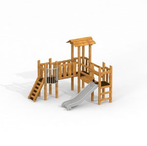 Fortress II playhouse with a slide Uvala 